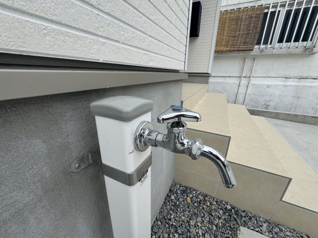 南城市佐敷冨祖崎　第7（全4棟）ラスト4号棟の設備|4号棟　外水栓♪