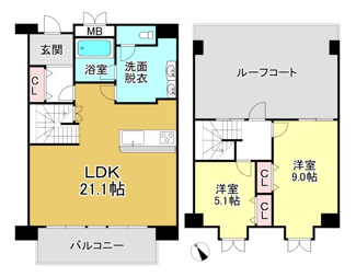 【間取り】 | 琵琶湖アーバンリゾート1番館