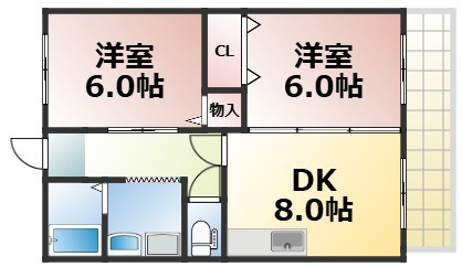 【間取り】 | エスポアール布施　仲介手数料無料