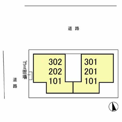 【区画図】 | ハイツ・タカイド