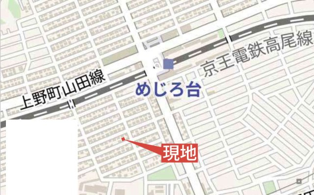 『八王子市新築戸建て』八王子市めじろ台3-25-3【仲介手数料無料】　１５期の地図|～仲介手数料無料☆八王子ひなた不動産～八王子市めじろ台　新築戸建て
