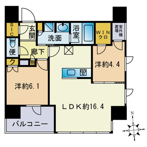 ザ・ライオンズ大濠公園の間取り|間取図