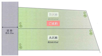 【土地図】 | 君津市常代　土地　A区画　君津駅