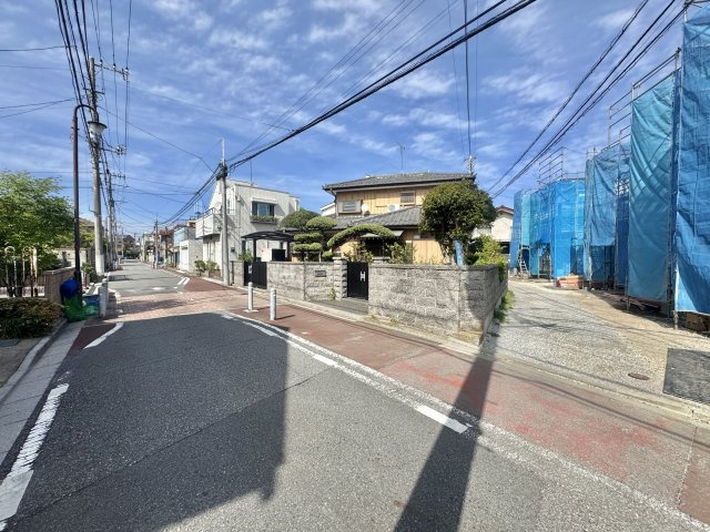 千葉市稲毛区穴川２丁目全３棟【現地販売】の前面道路含む現地写真|4月19日撮影