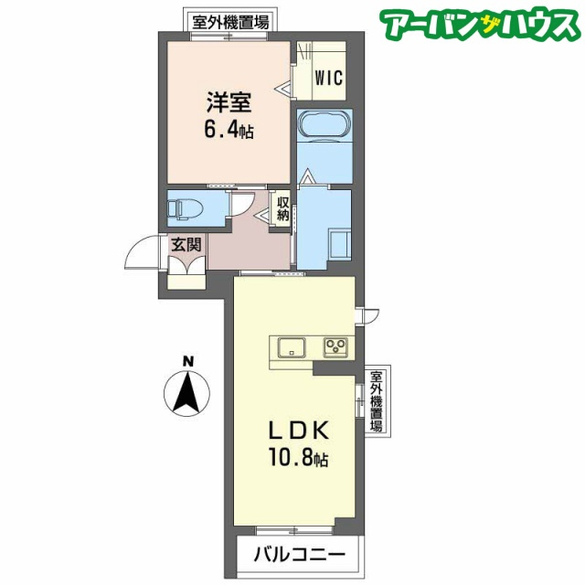 ソレイユコート高柳西町の間取り