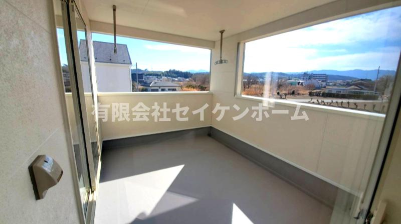 大里郡寄居町赤浜　新築住宅　①号棟のバルコニー