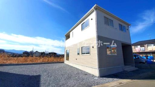 大里郡寄居町赤浜　新築住宅　①号棟の前面道路含む現地写真