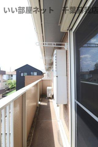 やまぼうしのバルコニー|陽当たり良好なバルコニーです