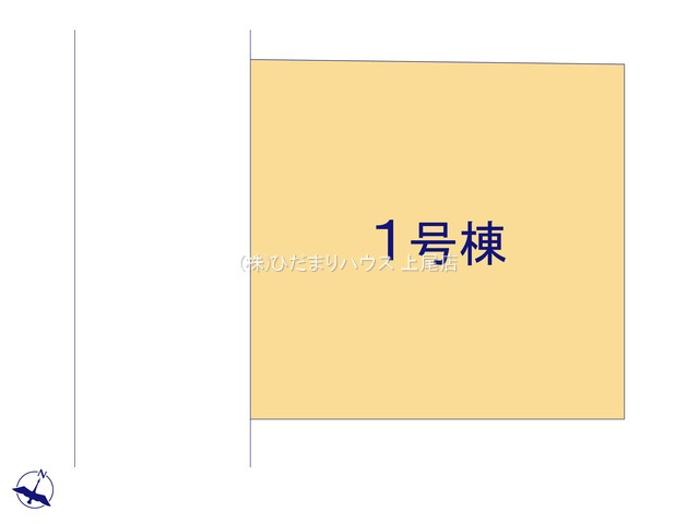 西区指扇　新築戸建　ブルーミングガーデン01の区画図