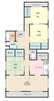 【間取り】 | プレジール道後
