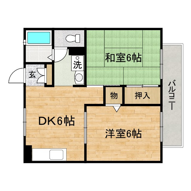 セジュールヴィヴァンの間取り