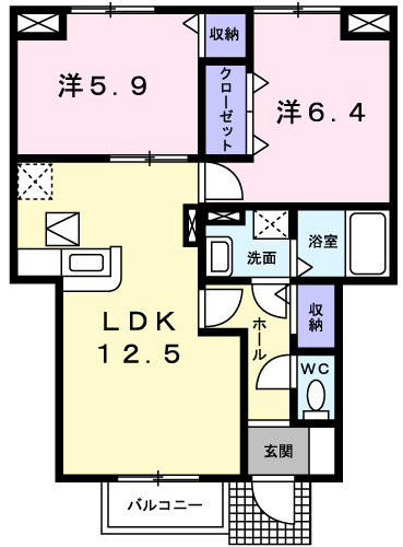 上の森ハウスの間取り
