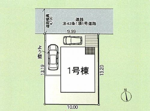 【区画図】 | 【仲介手数料０円】平塚市万田第8　新築一戸建て | 平塚市万田第8　新築一戸建て