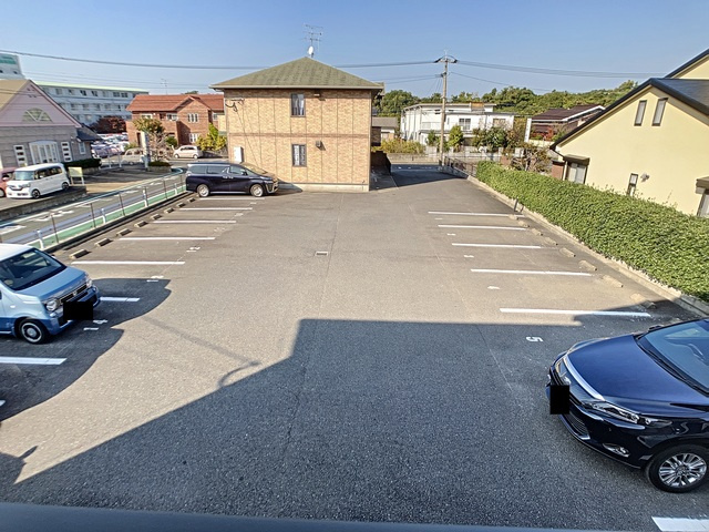 北九州市八幡西区木屋瀬１丁目のアパートの駐車場