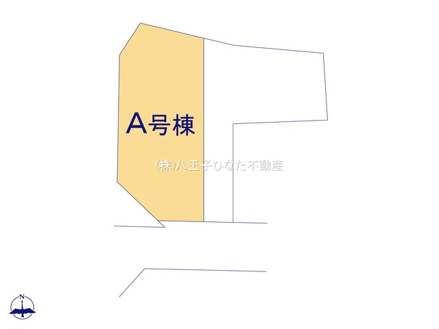 『八王子市新築戸建て』八王子市西寺方町1123-1【仲介手数料無料】の区画図|～仲介手数料無料☆八王子ひなた不動産～八王子市西寺方町　新築戸建て