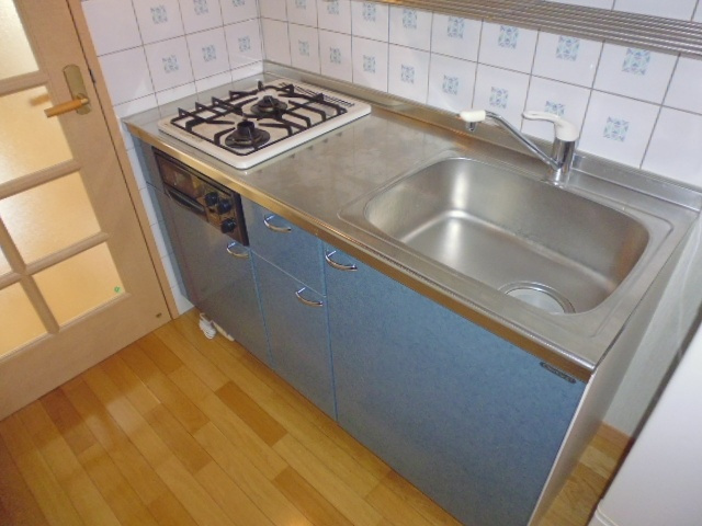 アイディアルのキッチン|２口ガスコンロ付きシステムキッチン