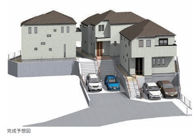 戸塚区柏尾町　新築戸建　4280万円の外観