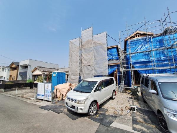 上田町3丁目1期1号棟の前面道路含む現地写真|前面道路含む現地(2026年2月撮影)