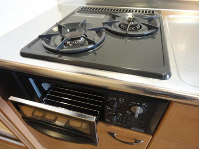 【キッチン】 | グランディール・プラム | ガスコンロ