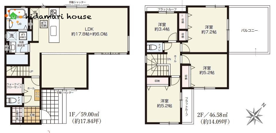 上尾市原市北3期　新築戸建　GRACE01