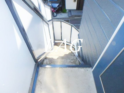 【その他共用部分】 | ニューつくばコーポ | 共用階段です。