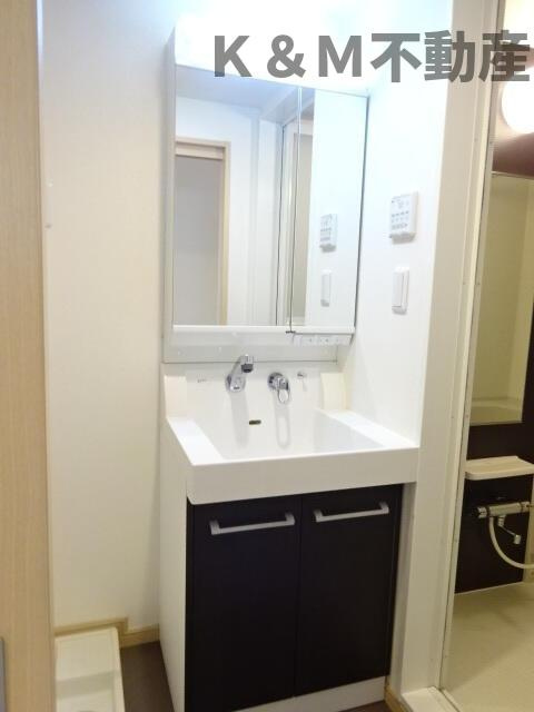 Ｍ’ｓ柏の葉の洗面所|脱衣スペースもあります