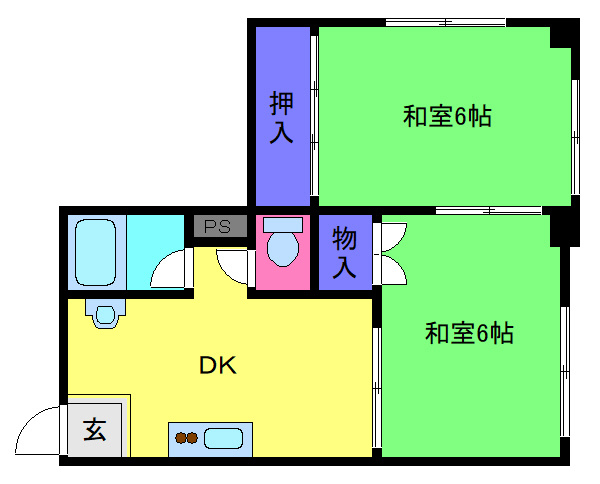 カーサ六甲の間取り
