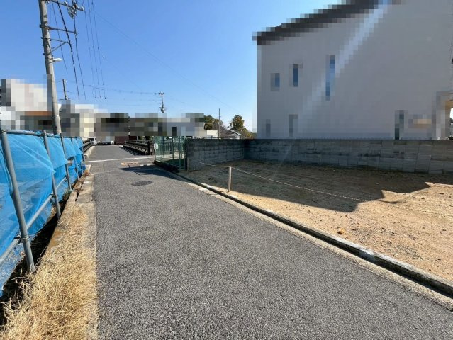 宮前町　売土地の前面道路含む現地写真|自由設計可能ですので　家族の希望が詰まったマイホームを建築出来ますね！