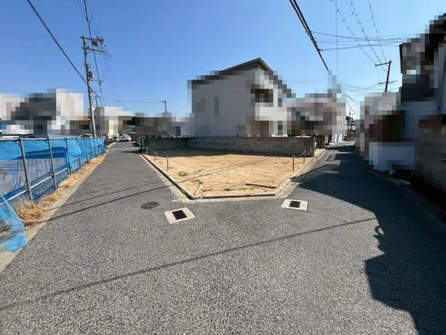 宮前町　売土地の前面道路含む現地写真|自由設計対応ですので、お好きな間取りで個性あふれる住まいにしてくださいね！