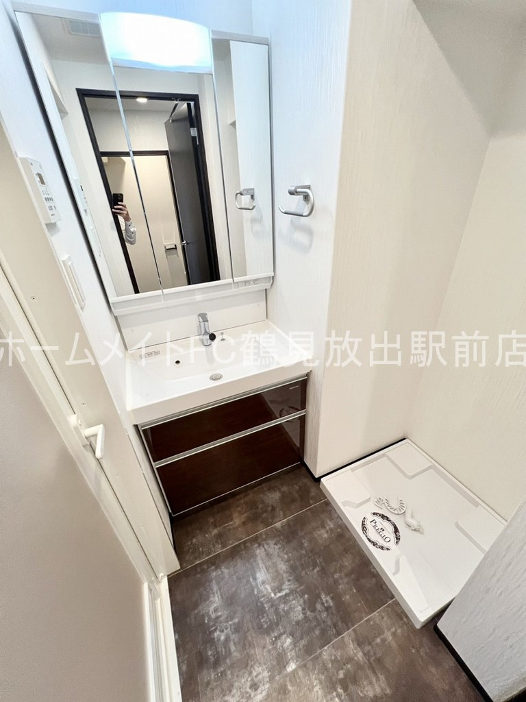 プレジオ城東の洗面所