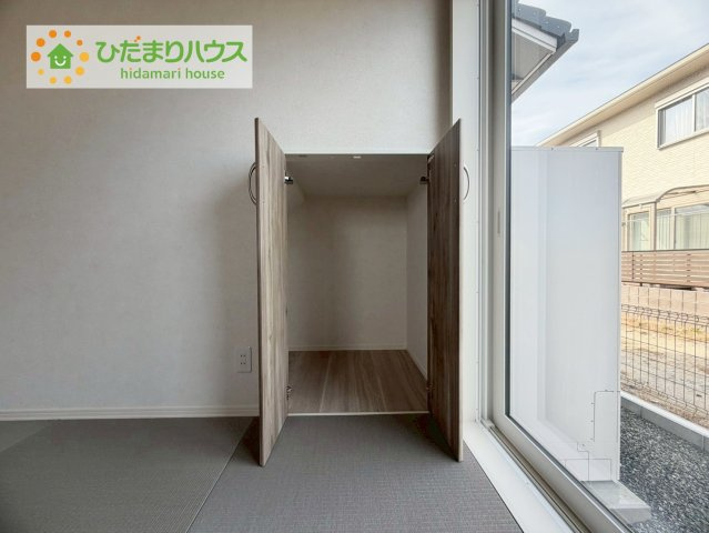 いわき市泉町タマタウン　新築戸建　1号棟の収納|和室にもクローゼット完備！
お布団やお子様のおもちゃなどがスッキリ収納できますね(^^♪