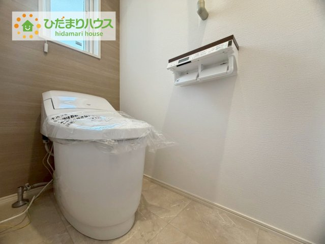 いわき市泉町タマタウン　新築戸建　1号棟のトイレ|トイレは1F、2F共に完備！取り合いになることがありませんね(^^)/