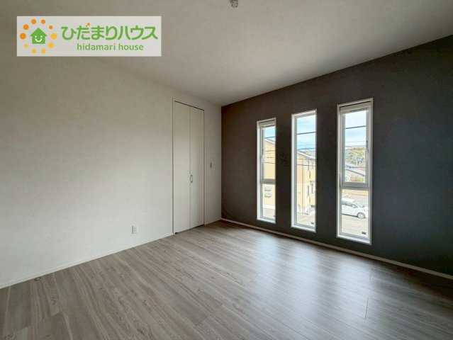 いわき市泉町タマタウン　新築戸建　1号棟の寝室|8帖の主寝室！十分な広さがあるので、大切なプライベート空間を素敵に演出できます♪