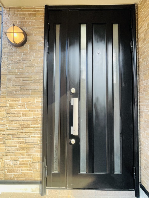 あきる野市平沢　中古戸建の玄関