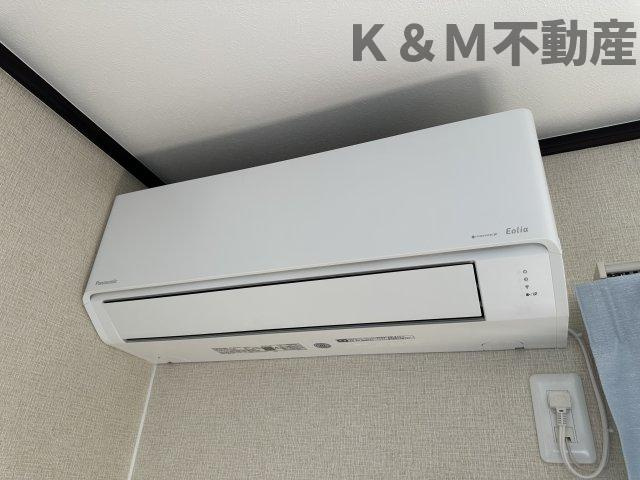 松戸市常盤平陣屋前貸家の設備|３階洋室に１台