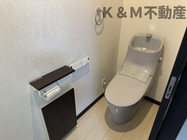 松戸市常盤平陣屋前貸家のトイレ|トイレも気になるポイント