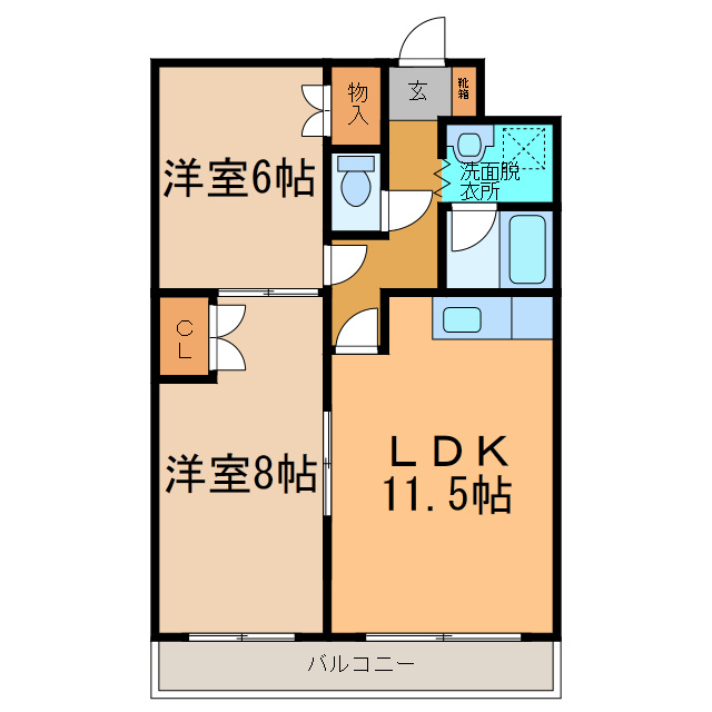 エスペランサ173の間取り