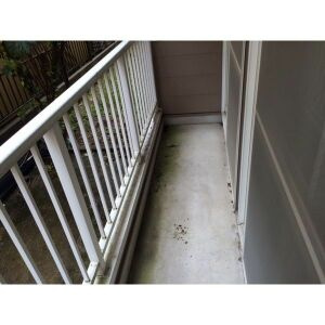 金屋ハイツのバルコニー