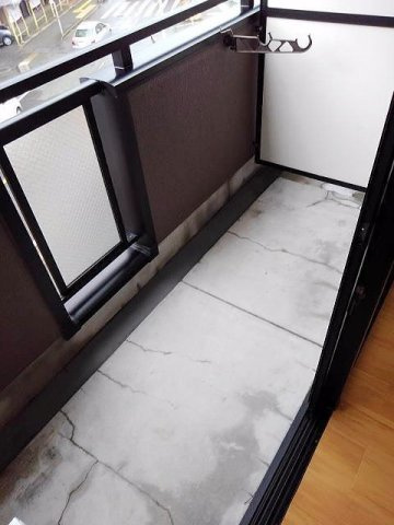 熊本市東区西原１丁目の賃貸マンションのバルコニー|落ち着いた時間を過ごせるバルコニーです