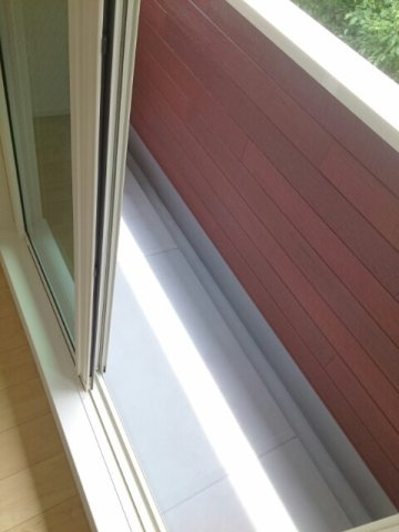 ヴィラ　ブリッサのバルコニー|外からの目が気にならないバルコニーで洗濯物が干せます