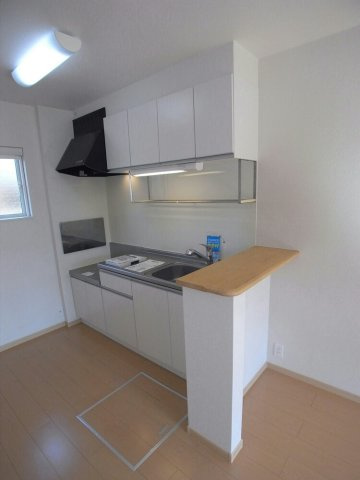 アミーゴ池尻Ｂのキッチン|お料理しやすいキッチンです