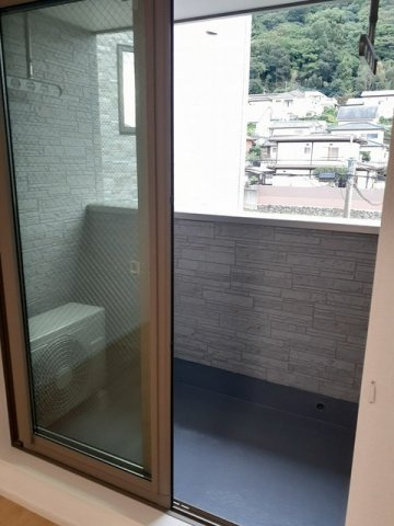 熊本市北区兎谷１丁目のアパートのバルコニー|バルコニーがあります