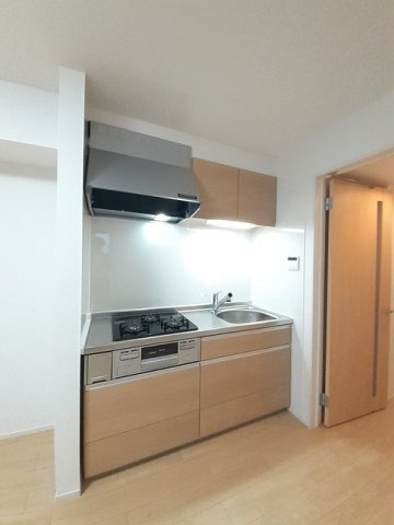 熊本市北区兎谷１丁目のアパートのキッチン|使いやすいキッチンです