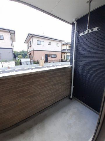 熊本市北区龍田１丁目のアパートのバルコニー|バルコニーからの眺めを楽しみながら食事をしませんか