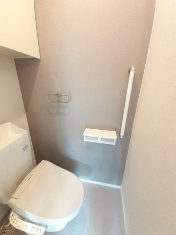 エステート龍田のトイレ|コンパクトで使いやすいトイレです