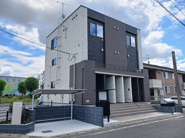菊池郡菊陽町大字原水のアパートの外観|外観です