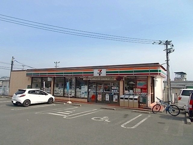 熊本市北区四方寄町のアパートの周辺|セブンイレブン　飛田店まで1000m