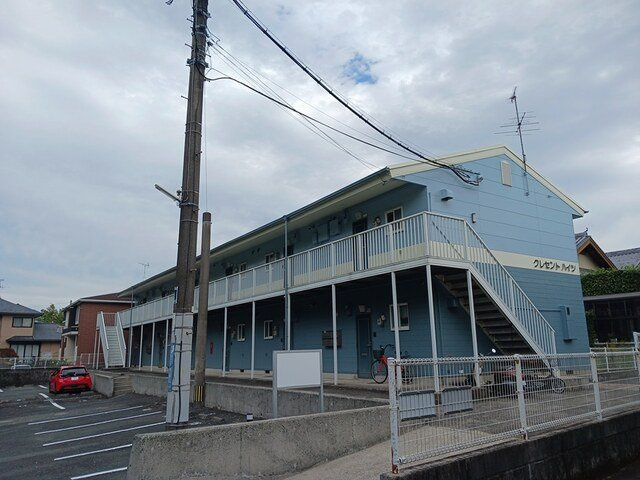 クレセントハイツの外観|外観は落ち着いています