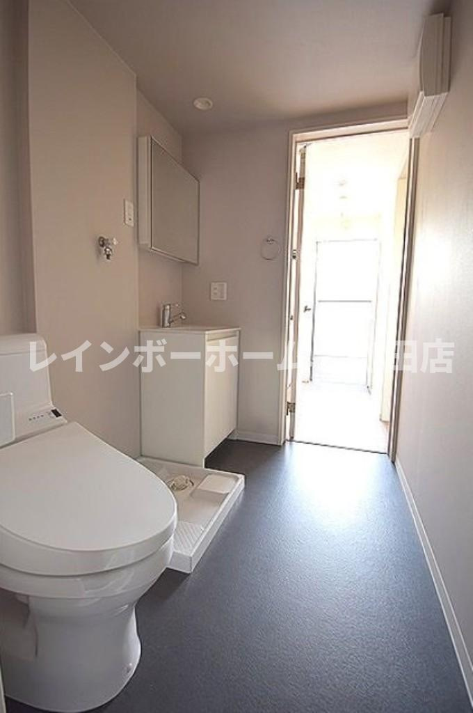 アレーゼ大和※初期費用分割あと払いサービス利用可能物件のトイレ