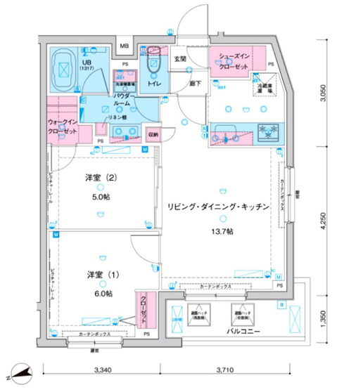 【間取り】 | GENOVIA板橋東山町skygarden